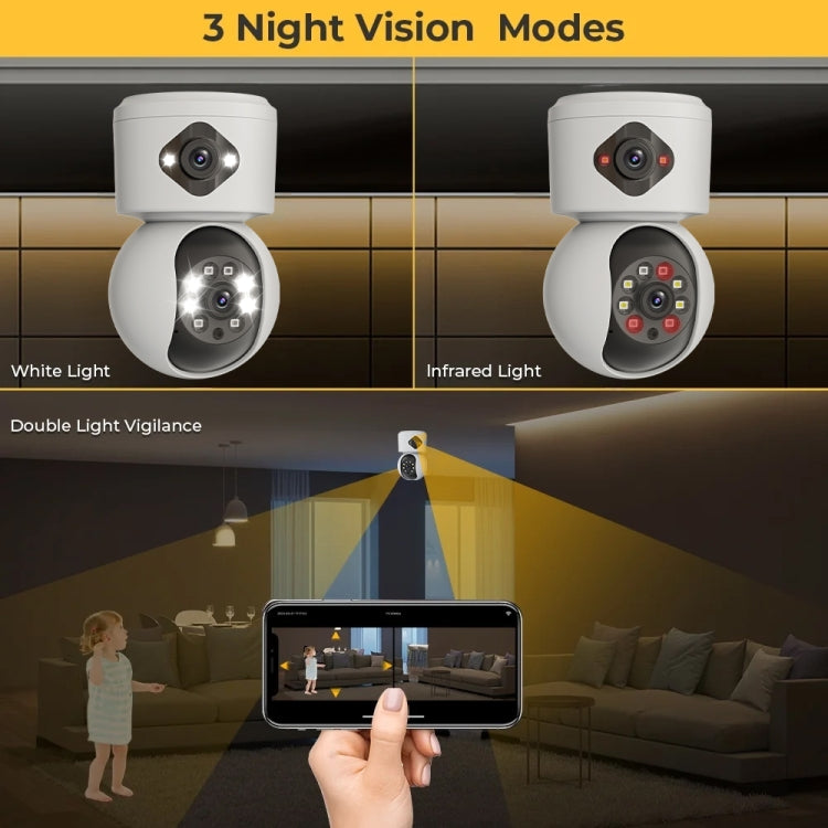 Y6204 4MP Zoom HD Indoor Waterproof Smart WiFi Camera, UK Plug, EU Plug, US Plug, AU Plug Y6204 4MP Zoom HD Indoor Waterproof Smart WiFi Camera, UK Plug, EU Plug, US Plug, AU Plug